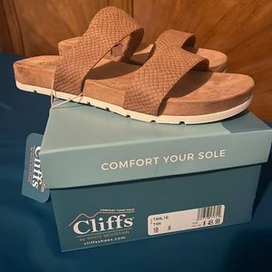 Cliffs Sandals new size 10